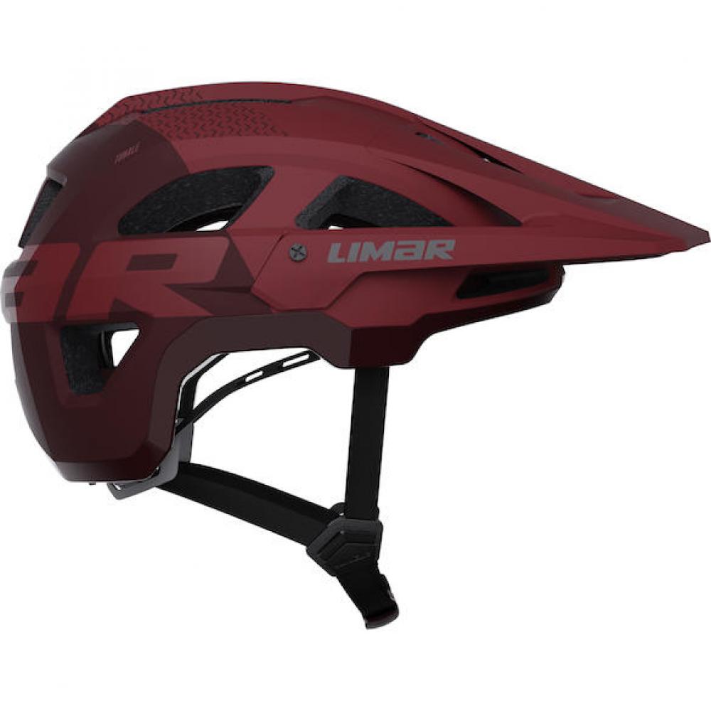 Limar Tonale Matt Amaranth M Rot - leichter All-Mountain & Enduro Fahrradhelm