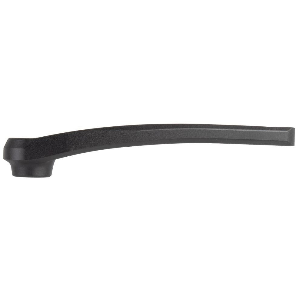 Samox E-Bike Kurbel links 170mm ISIS für Bosch & Brose, schwarzes Aluminium mit 13mm Offset.