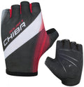 CHIBA Solar II - Radhandschuhe schwarz/rot, Größe L, atmungsaktiv, leicht gepolstert