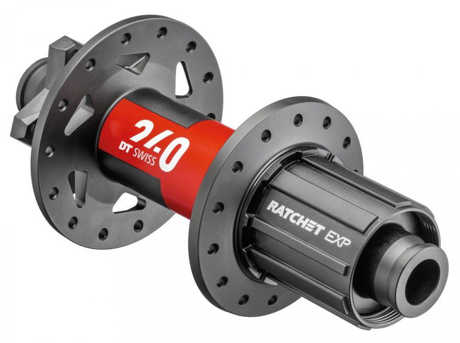 DT Swiss Nabe MTB HR 240 EXP Classic 28 Loch schwarz - leichte, steife Super Boost Hinterradnabe
