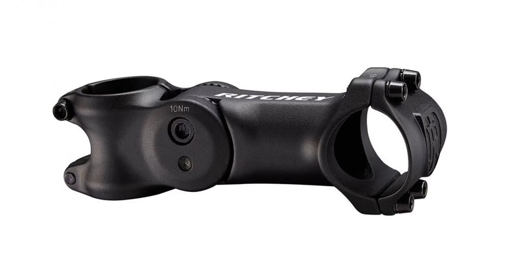 Ritchey 4-Axis Adjustable Vorbau 90 mm, 31,8 mm, winkelverstellbar +55°/-55°, Aluminium 6061, 3D-geschmiedet, 42 mm breite Frontkappe, schwarz