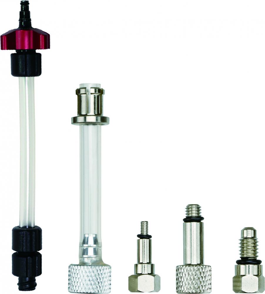 Jagwire Ersatz-Adapter-Set Pro Bleed Kit Silber - Bremsadapter für DOT & Mineralöl