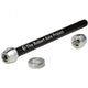 The steckachse robert axle tra212 159/162/165mm 159 Schwarz - stabile Steckachse für Rollentrainer