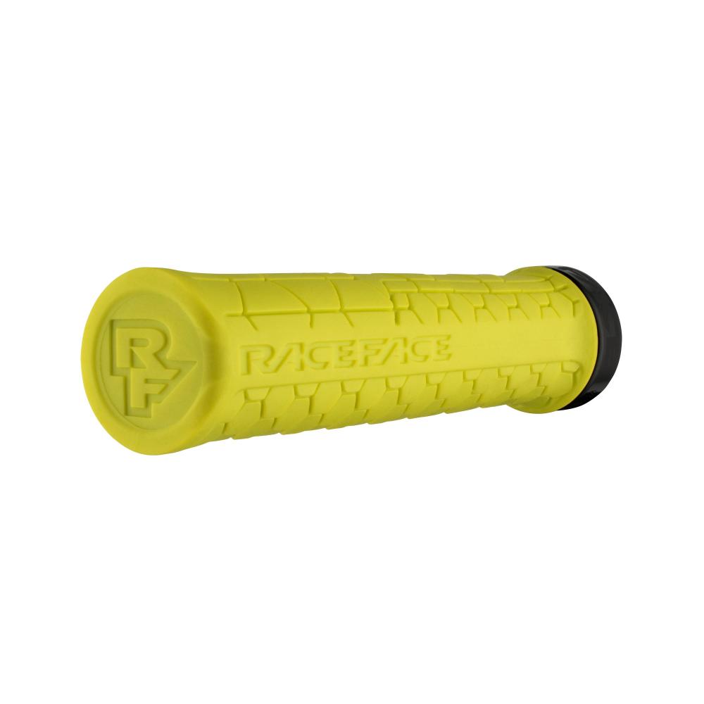 Race Face Getta Grip Lock-On Griff, 30mm, gelb/schwarz - sicherer Halt und Kontrolle am Lenker