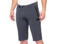 100% Celium Shorts 34" charcoal - ultraleichte All-Mountain Bikehose mit 4-Wege-Stretch