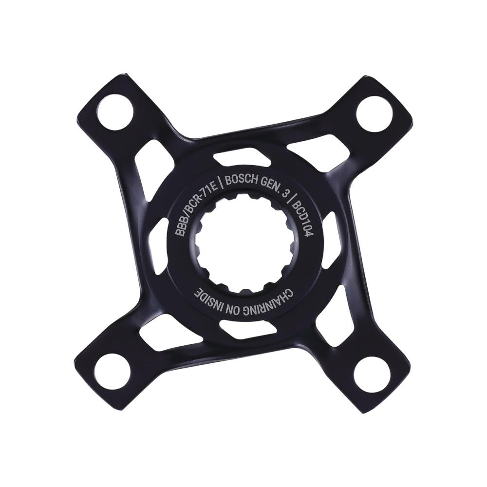 BBB Cycling BBB crank spider E-bikeMount 104 Schwarz - stabiler Spider für Bosch Gen3