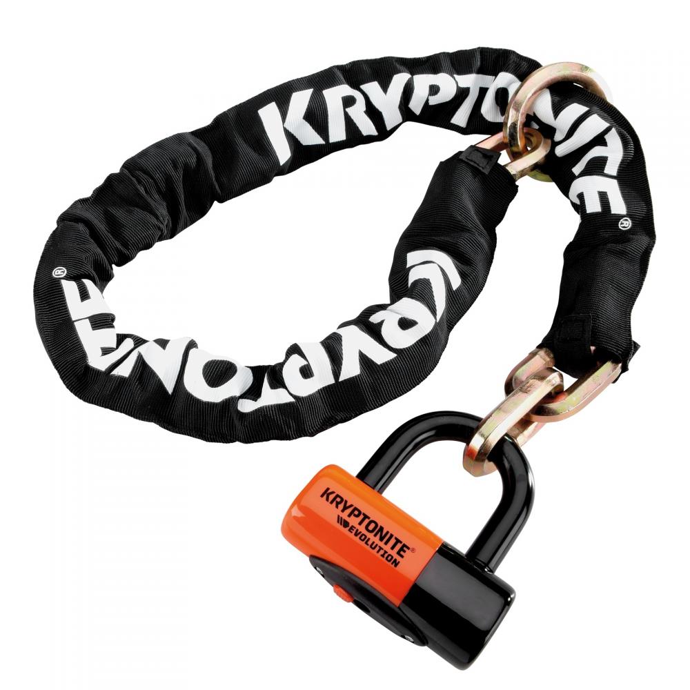 Kryptonite New York Cinch Ring Lock 1213 - Hochsicherheits-Kettenschloss für Fahrrad und E-Bike - Panzerkabelschloss