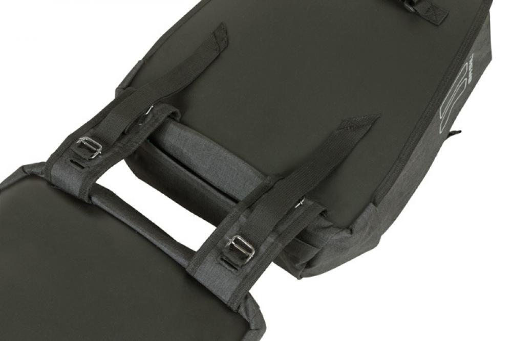 Basil Doppelpacktasche Discovery 365D M schwarz melee Größe 30x14x31cm 18l