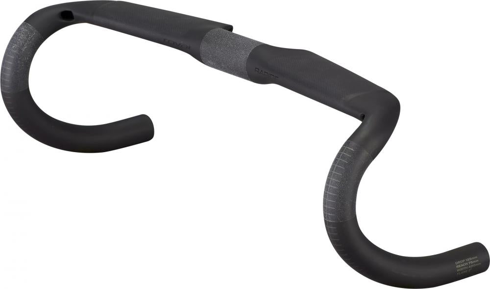 Specialized ROVAL RAPIDE RD BAR BLK/CHAR 44 BLACK/CHARCOAL - aerodynamischer Rennrad-Lenker