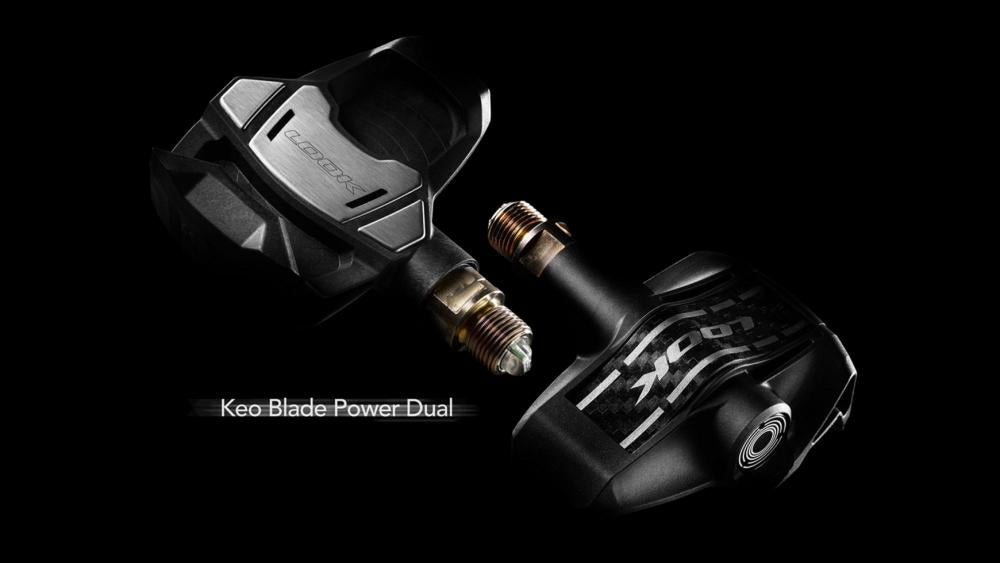 Look Keo Blade Power Dual Pedal - beidseitiges Carbon-Powermeter, 705 mm² Plattform, IPX7, Bluetooth/ANT+