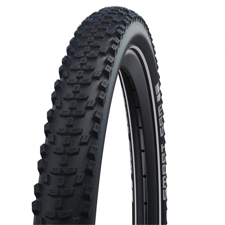 Schwalbe SMART SAM Drahtreifen 65-622 Schwarz, robuster Allrounder mit griffigem Profil für Straße und Gelände.