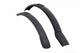 Hebie Viper 751 Steckschutzblech-Set für 26"-29" Fahrräder, schwarz, mit integriertem Spritzschutz, einfache Montage, verwindungssteif, ideal für Mountainbikes