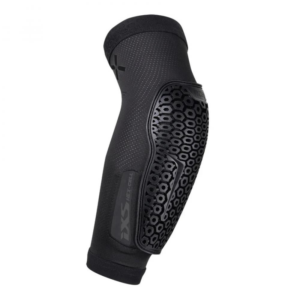 IXS Sports Division iXS Flow XTG elbow guards M black - flexible Ellbogenprotektoren mit Hex-Cell-Schutz