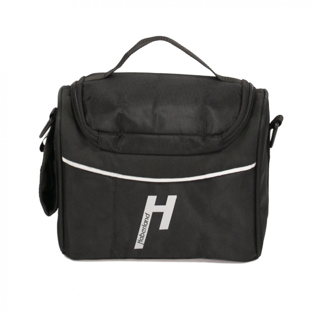 Haberland Lenkertasche 5l Siebensachen schwarz - praktische Lenkertasche mit KLICKfix