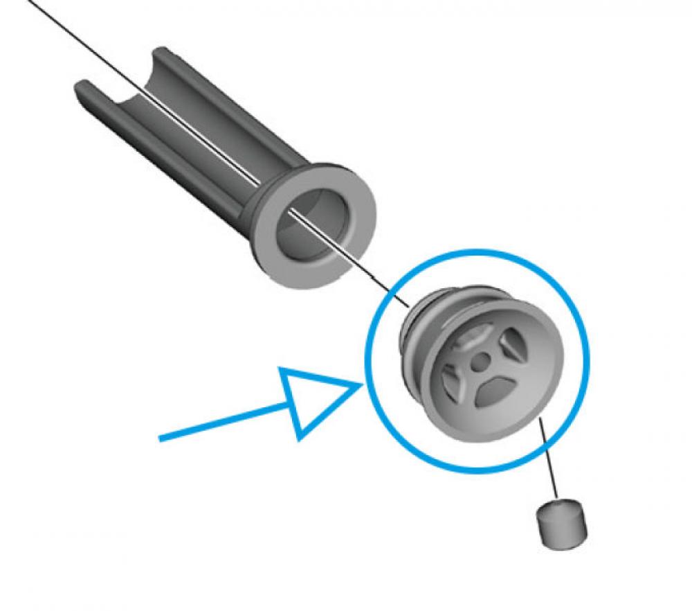 SHIMANO Abdeckung BL-M4100 - Schutzkappe für Bremshebel, Y1XW9802T, 4 g