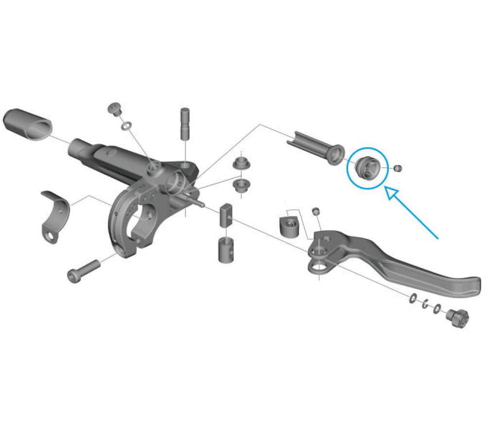 SHIMANO Abdeckung BL-U8000 Abdeckung - Schutzkappe für BL-U8000 Bremshebel