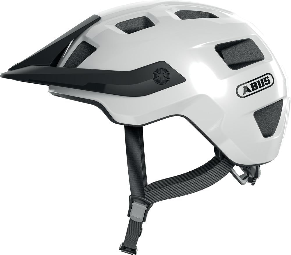 Abus Helm Motrip shiny white L 59 bis 61cm
