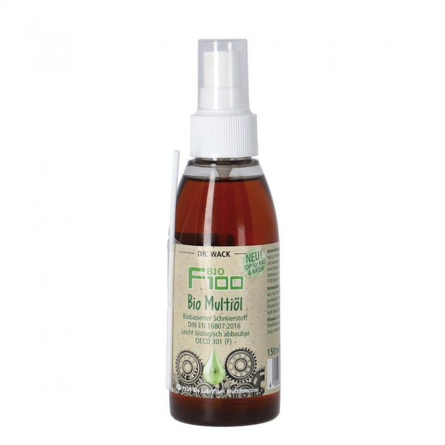 F100 Bio Multiöl Sprühflasche 150 ml - Nachhaltiges Schmiermittel für Fahrräder