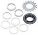Single Speed Ritzel / Distanzring-Set 15 Zähne