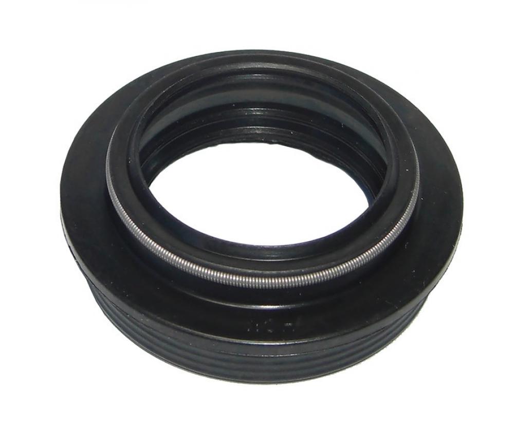 Schwarze Suntour Staubdichtung mit Metalleinlage für SF16 RUX 38mm Gabel.