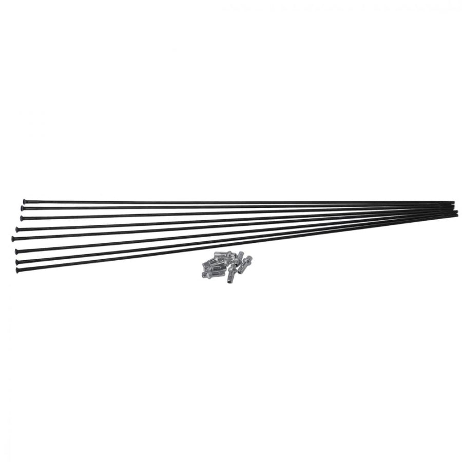 DT Swiss Speichenkit HX 1501 SPLINE 27,5/29 schwarz mit Speichen und Nippeln für präzisen Laufradservice.