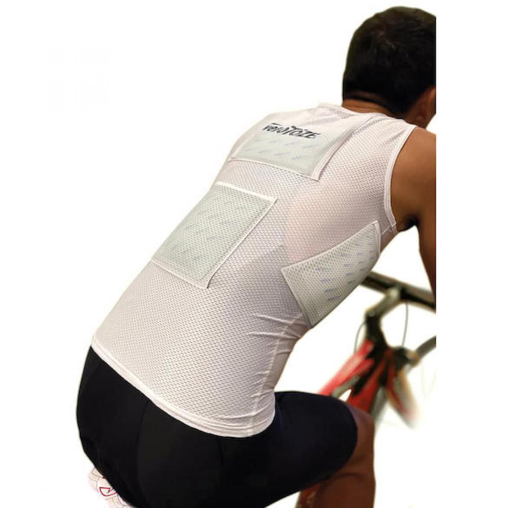 VeloToze Kühlweste XL Weiß - maximale Kühlung für Indoor-Training & heiße Tage