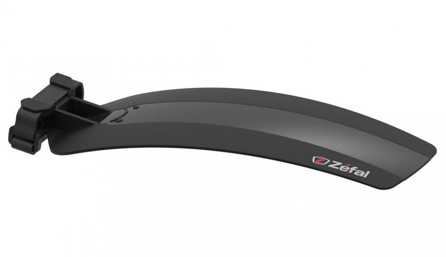 Zéfal HR Schutzblech Shield S10 schwarz für Rennrad, mit Riemenbefestigung.