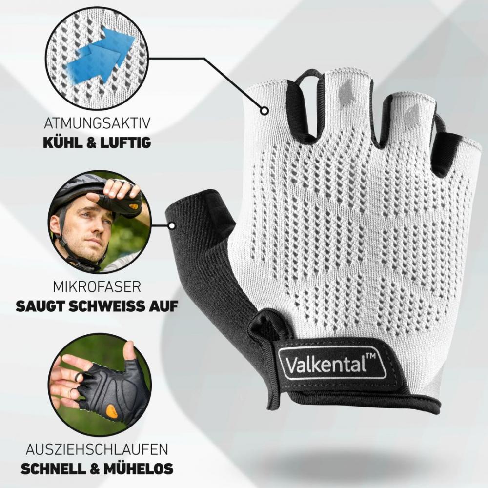 Valkental Handschuhe BikeRider Advanced Gr. XS grau