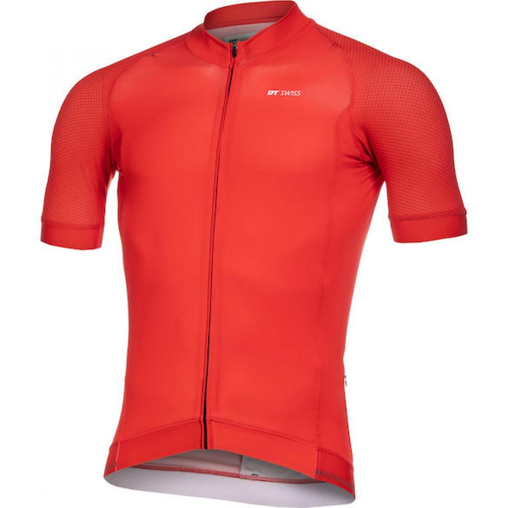 DT Swiss Trikot New Road women rot S Rot - atmungsaktives Damen-Radtrikot für sportliche Touren