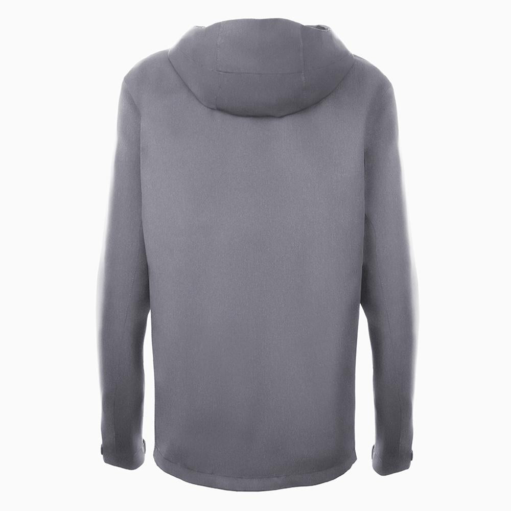 CHIBA Rainjacket Herren - wasserdicht, winddicht, atmungsaktiv, XXL, hellgrau