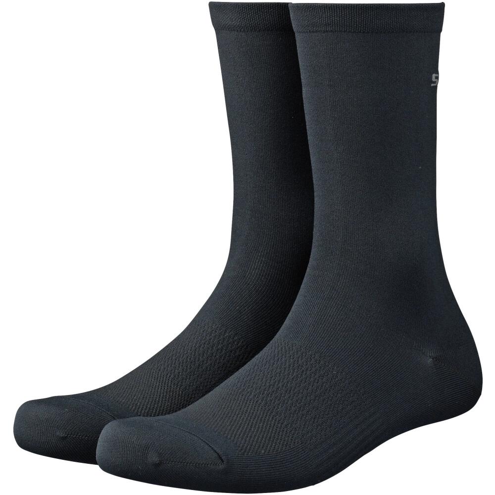 SHIMANO PERFORMANCE SOCKS BLACK Größe S/M BLACK - atmungsaktive Radsocken aktuelle Generation