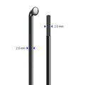 cnSpoke Speiche STD14C 274mm Ø2,0mm 95° schwarz 100 Stück Edelstahl ohne Nippel