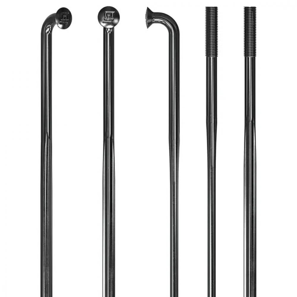DT Swiss Speichen Complite 272mm J-Bend 100 Stück schwarz 2.0/1.75/2.0/1.5/2.3 ohne Nippel