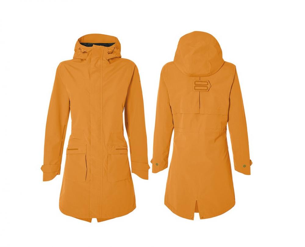 Basil Fahrrad Regenparka Mosse gold braun S Damen