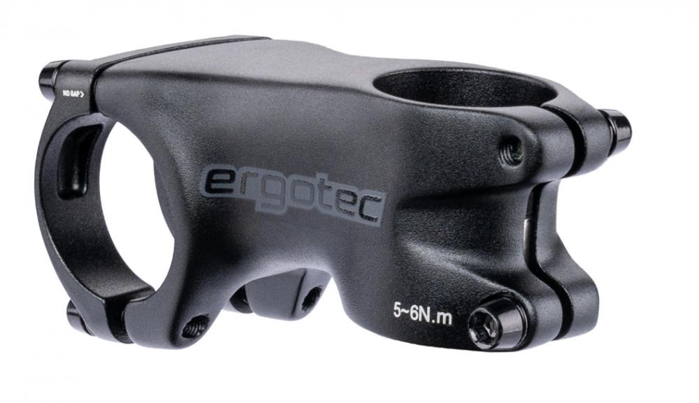 Ergotec Hake Vorbau 60 mm - Ø 28 6/31 8 mm Schwarz - Gravel & Road - 31.8 mm