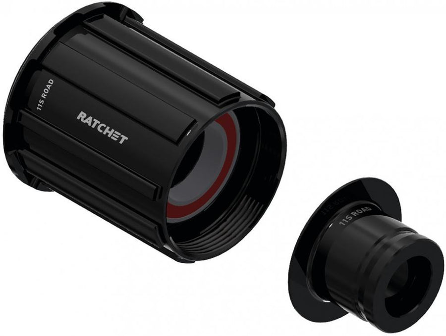 DT Swiss Freilauf/Rotor Umrüstkit Shimano für Ratchet 12 x 142 mm Rot - schnelle Naben-Umrüstung
