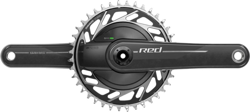 SRAM Kurbelgarnitur Quarq RED XPLR WIDE 160 mm / 40T - präziser Leistungsmesser für Gravel