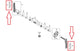 SHIMANO Schutzaufkleber FC-M9100 2 Stk. - Kurbelschutz, 12 g