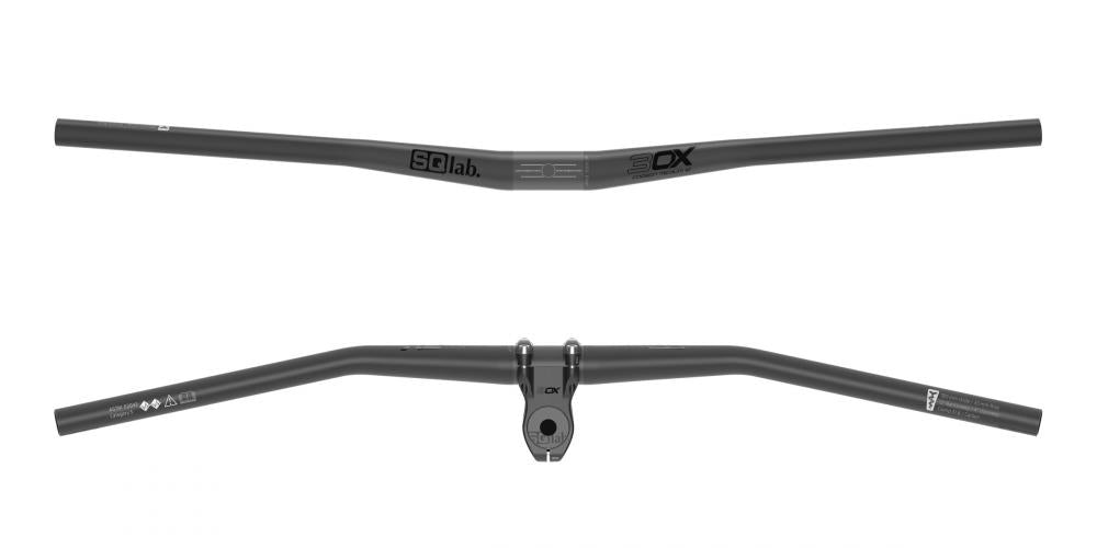 SQlab Lenker 3OX Carbon 12° med Ø 31 - 31.8 mm - 8 mm 780 mm Rise 30 mm 12° schwarz