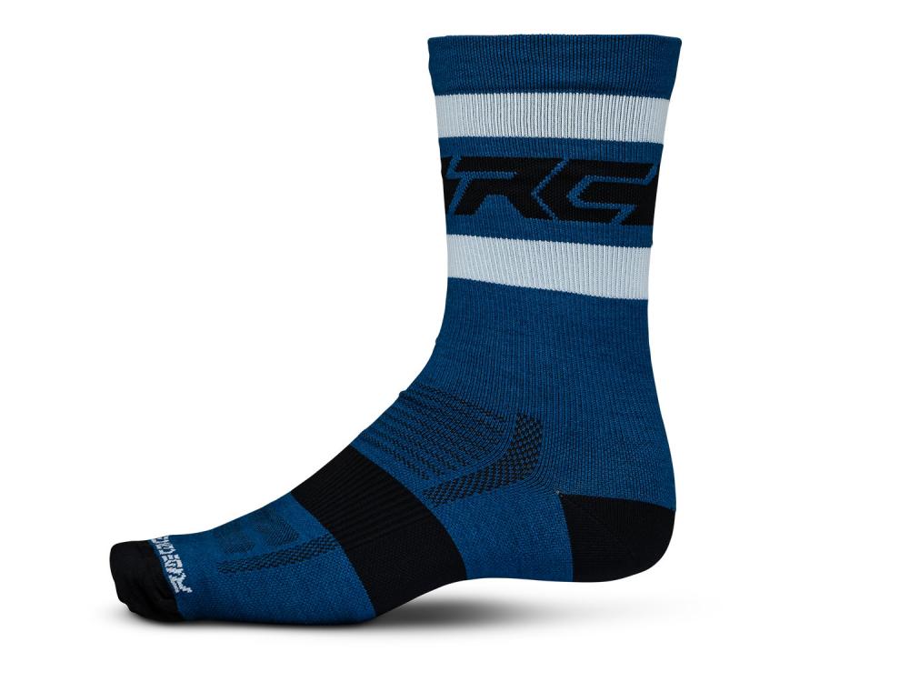 Ride Concepts Fifty/Fifty Merino Socken Größe M Midnight Blue - Premium MTB Socken