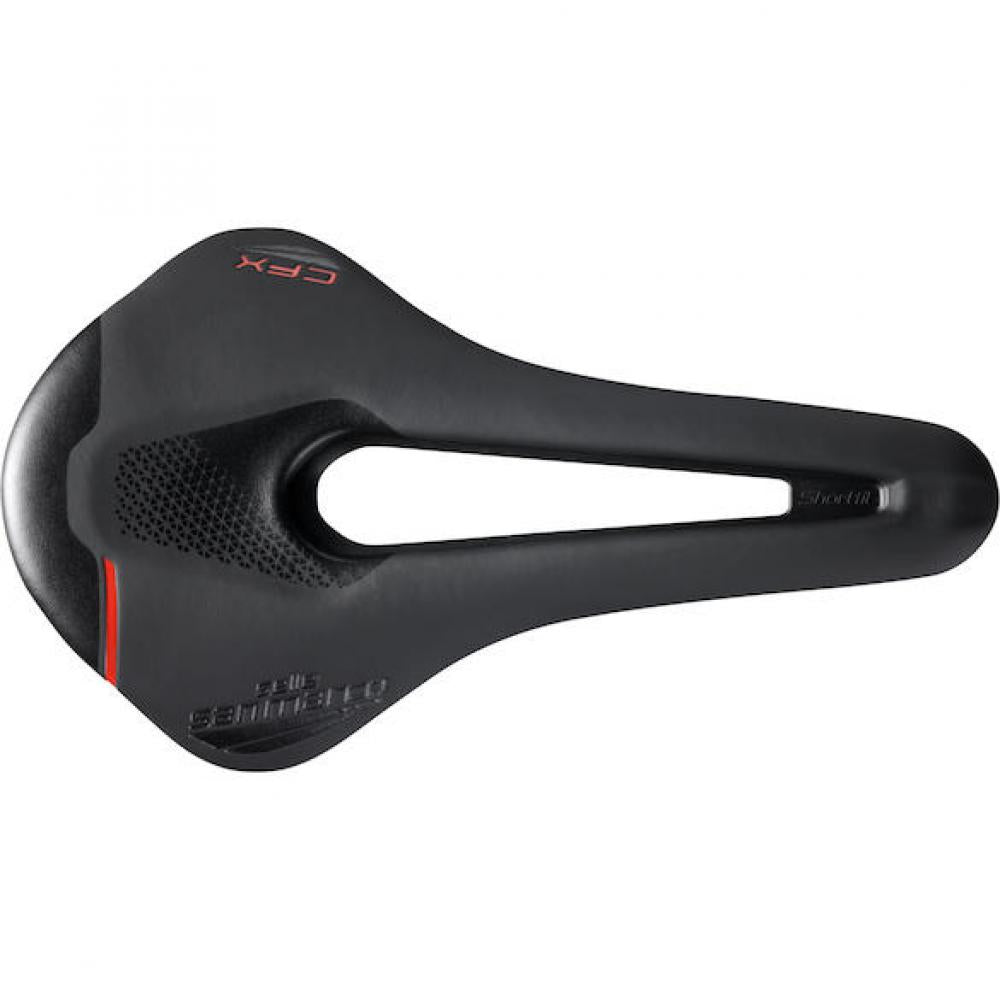 Selle San Marco Sattel Shortfit 2.0 Carbon FX 155 x 255 mm Schwarz - leichter Performance-Rennradsattel