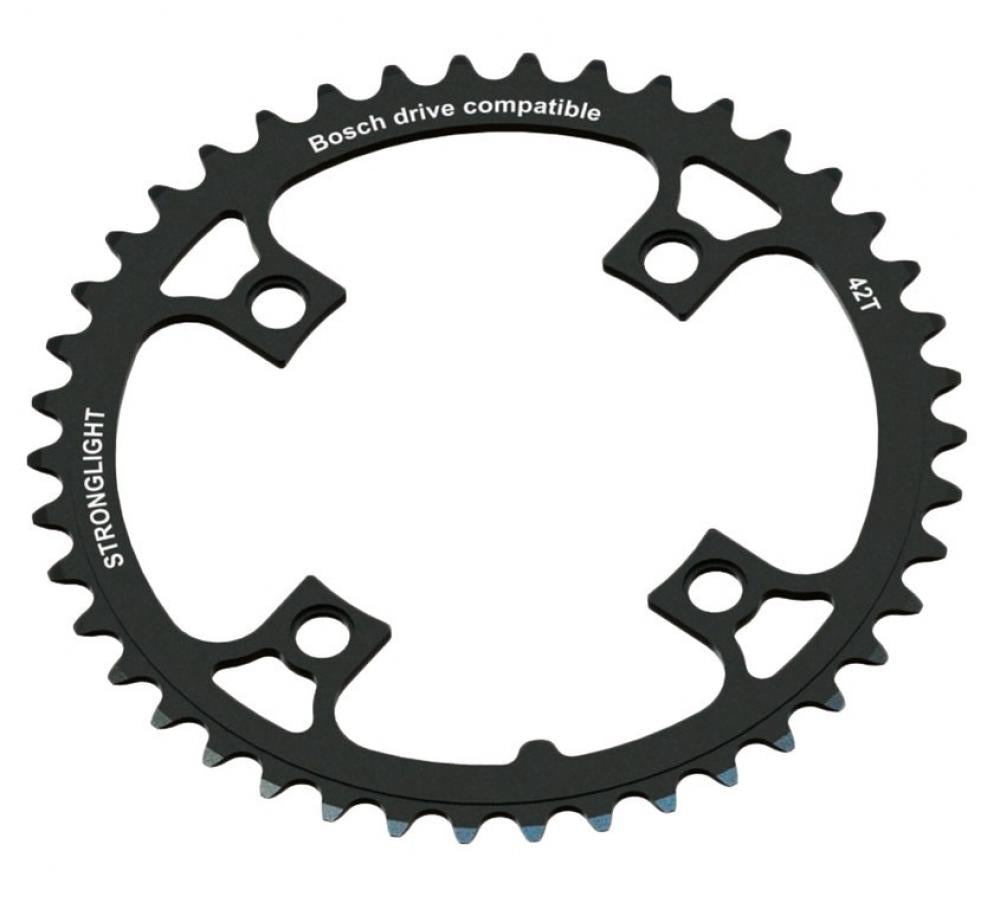 Kettenblatt E-Bike Stronglight BoschGen1 40 Zähne schwarz,Lochkreis 104mm