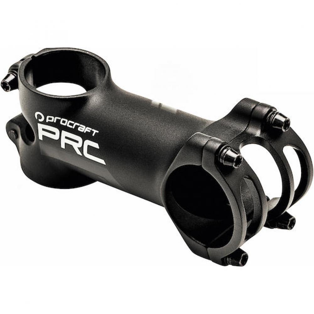 Procraft Vorbau PRC ST2 6° 80 mm in Schwarz, extrem leichter und stabiler Fahrradvorbau aus Aluminium.
