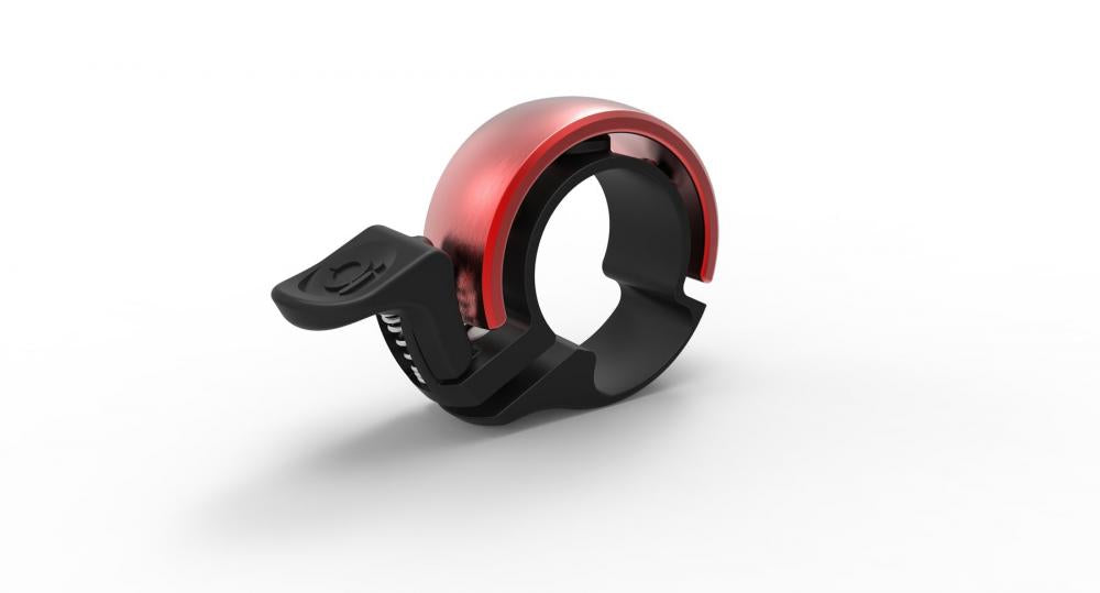 Knog Fahrradklingel Oi Classic klein 22.2mm schwarz rot