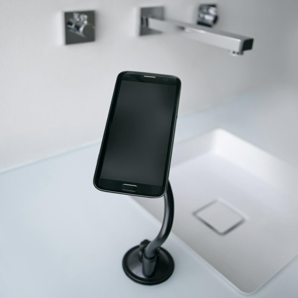 SKS COMPIT FLEXX Smartphone-Halterung  flexible Handyhalterung mit Flexarm und Saugnapf für alle glatten Oberflächen, ideal für Auto, Küche und Arbeitsplatz