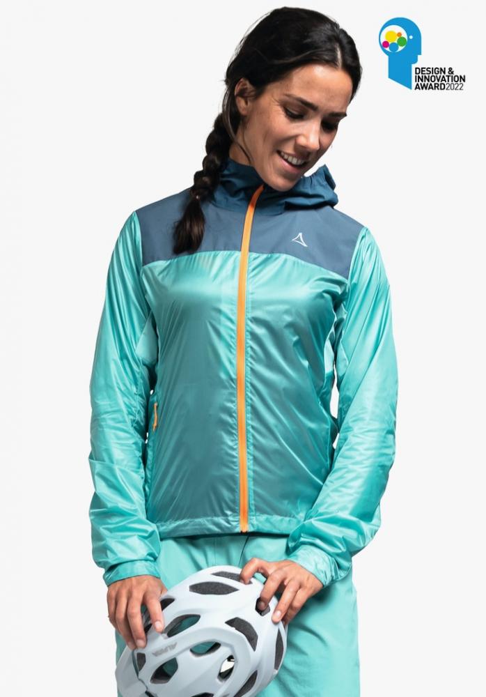 Schöffel Hybrid Jkt Flow Trail L hidden cove grün Größe 42