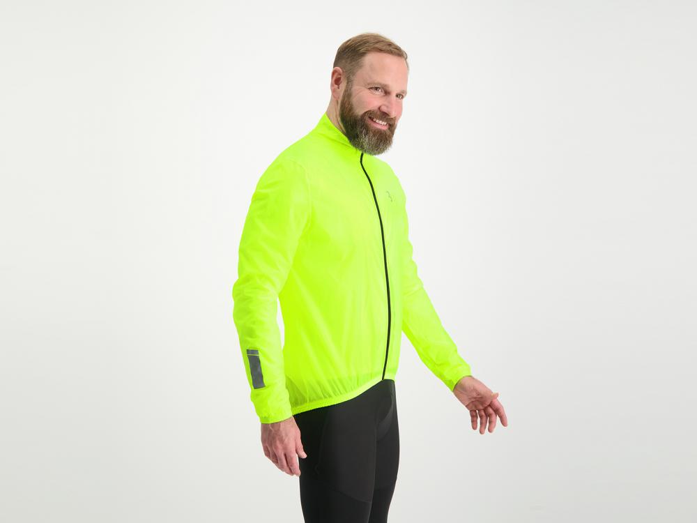 BBB Cycling BaseShield BBW-148 Fahrradjacke XXL neon gelb - leichte, winddichte Regenjacke