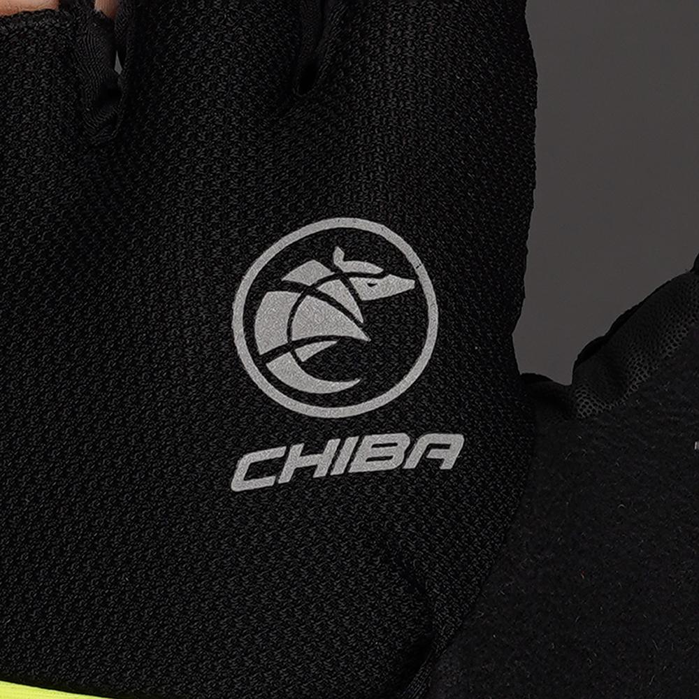 CHIBA Youth - Radhandschuhe S/M schwarz, atmungsaktiv & gepolstert