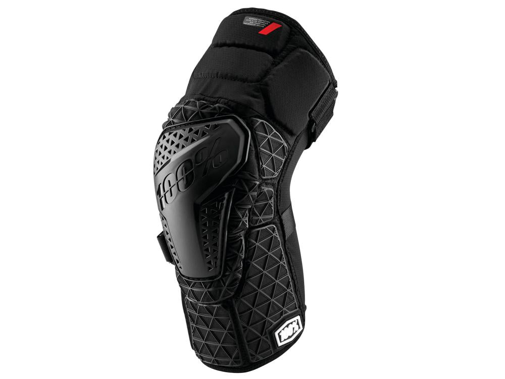 100% Surpass knee guards S black - maximaler Knieprotektor für harte Einsätze