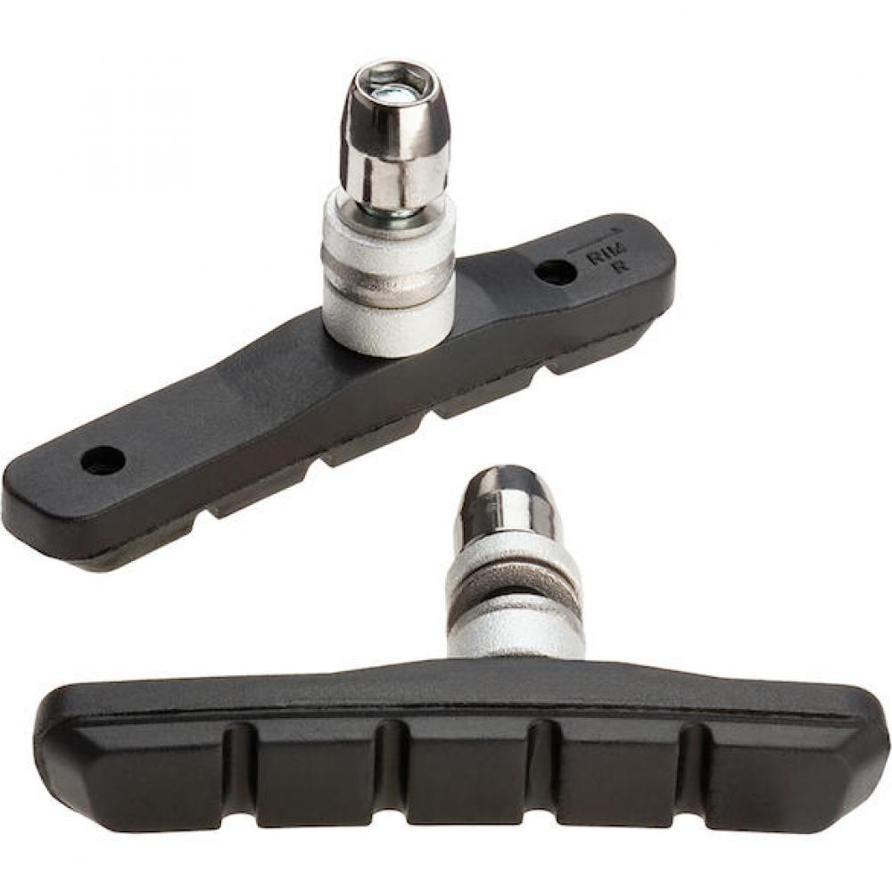 Bremsschuhe Mountain Sport für V-Brake 70 mm schwarz - starke Bremsleistung bei jedem Wetter